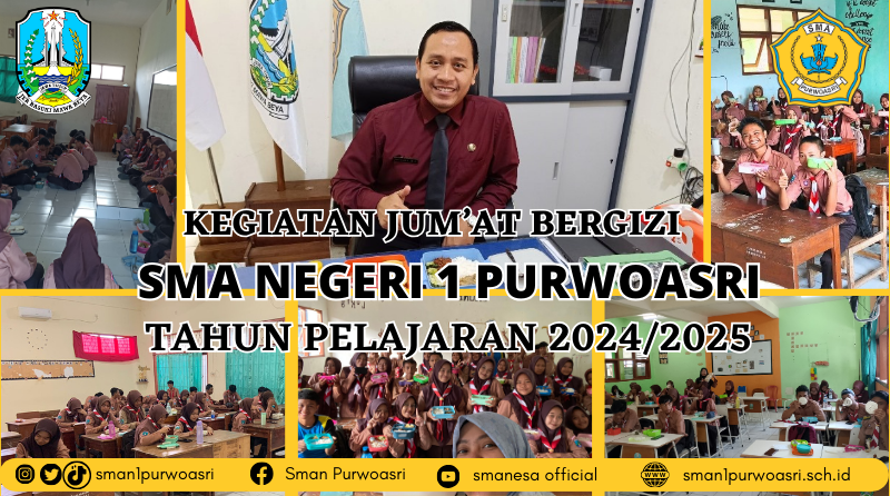 Kegiatan Jumat Bergizi bagi Seluruh Warga SMAN 1 Purwoasri